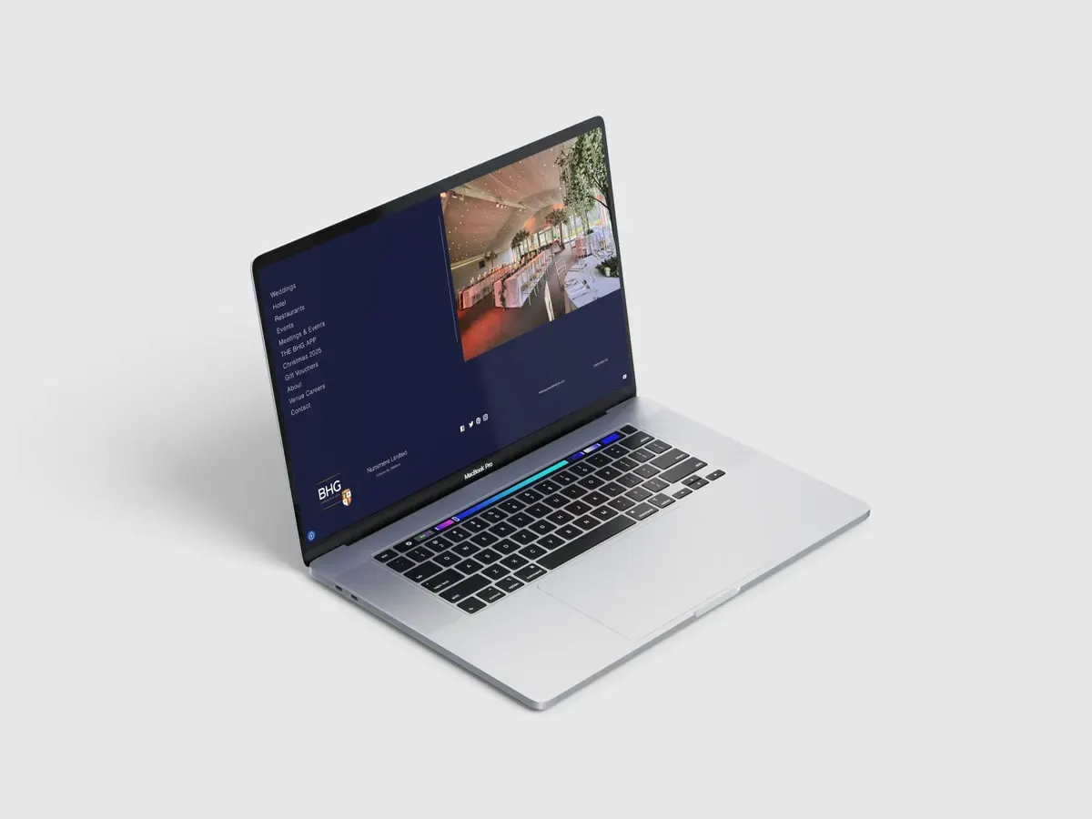 Boutique Hotel Group — Web design & development
