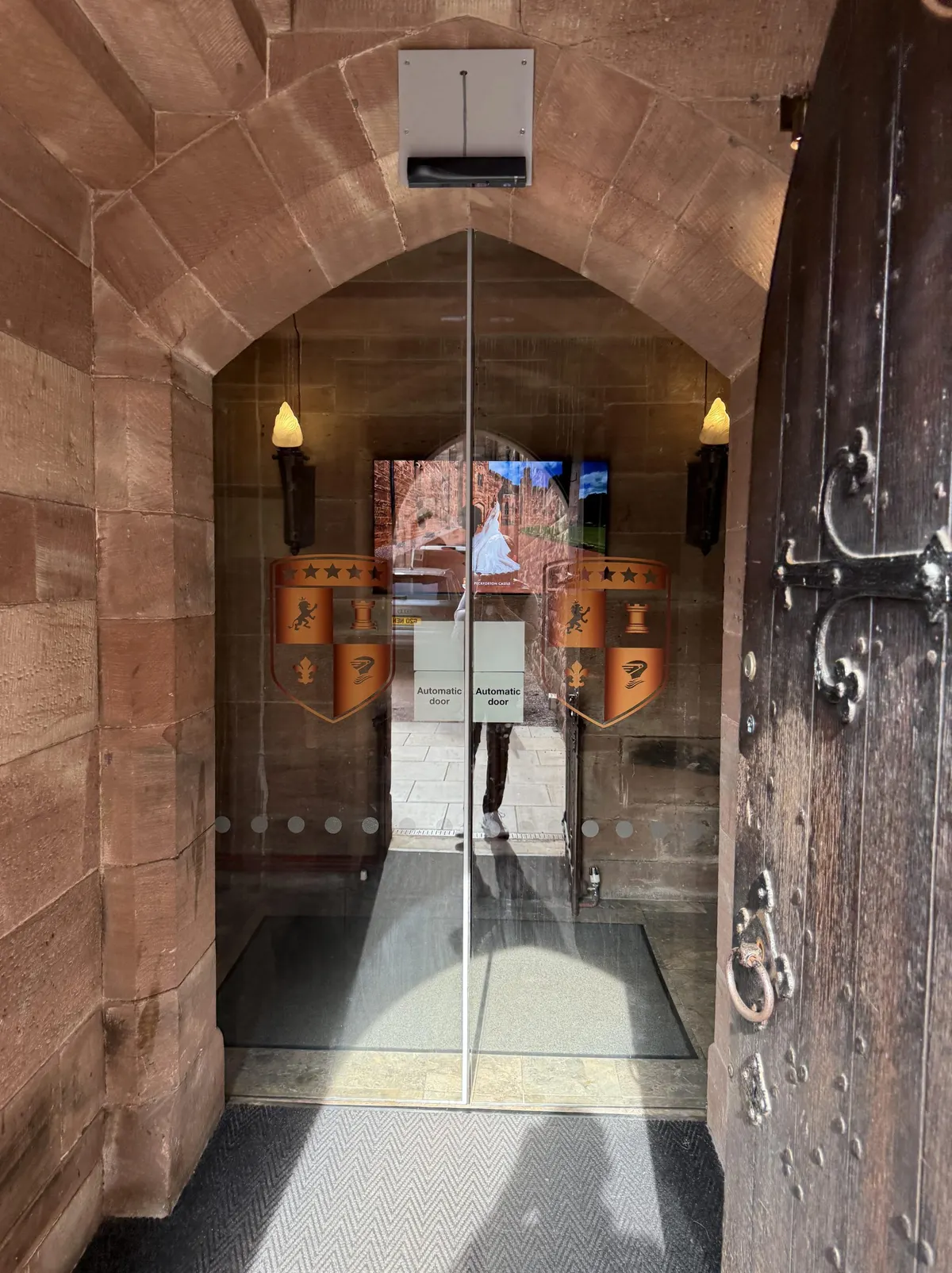 Peckforton Castle entry doors