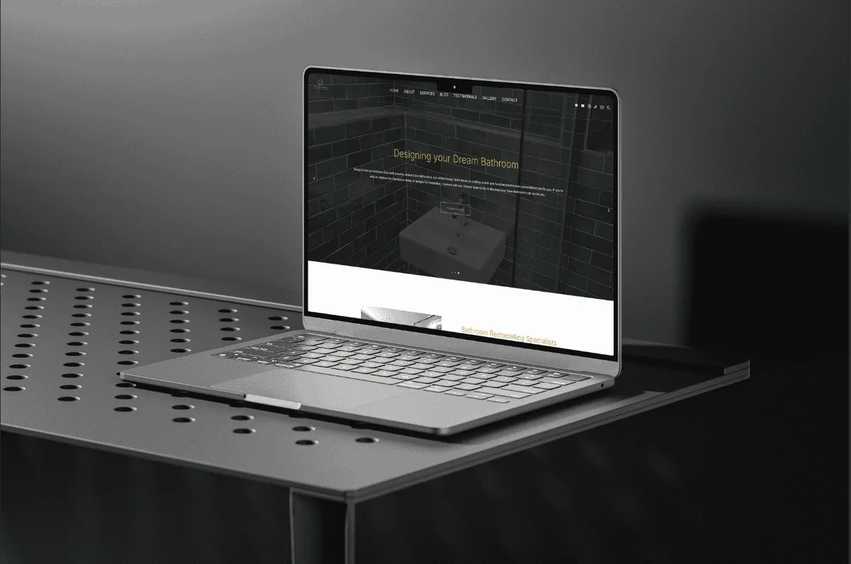Casa Bathrooms website for bathroom fitter