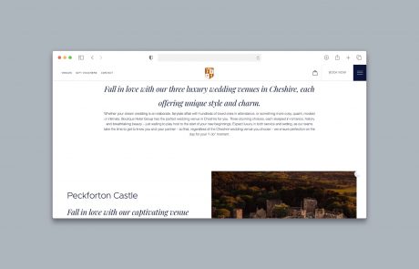 Boutique Hotel Group Website