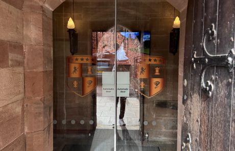 Peckforton Castle entry doors