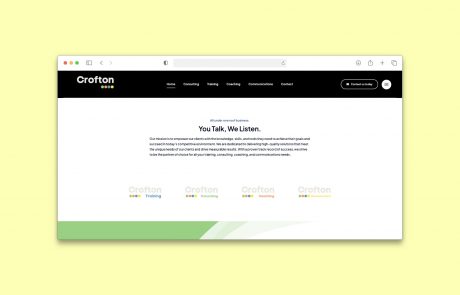 website design for consulting business in northern ireland