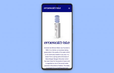 water cooler business website design