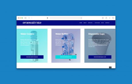 water bottling business website design