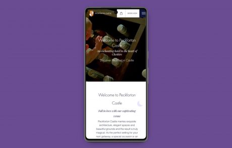 peckforton castle website mobile